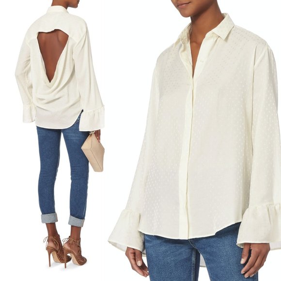 IRO Tops - IRO Brixa Open Back Shirt